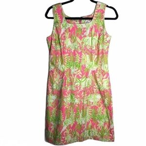 Lily Pulitzer Vintage Jungle Road Dress 8P
